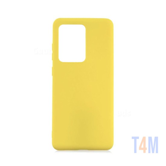 Silicone Case for Samsung Galaxy S20 Ultra/S11 Plus Yellow